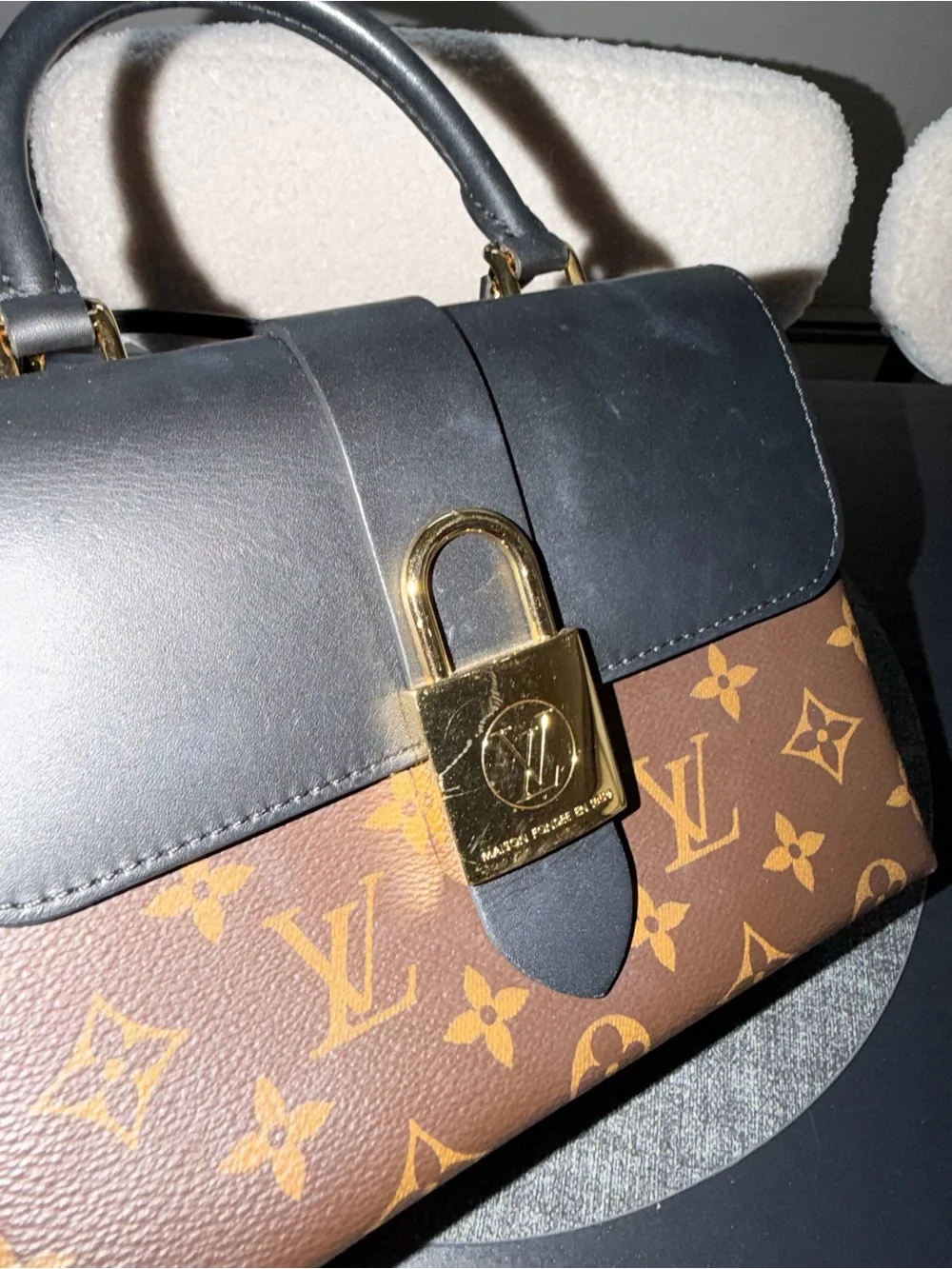 Louis Vuitton Monogram Locky BB Bag in Black